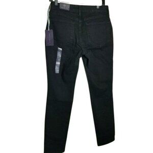 NYDJ NWT Black Skinny Leggings Ski Zipper‎ Pockets Petite Jeggings Size 8P
